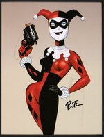 "BATMAN: THE ANIMATED SERIES - THE WOMEN OF BATMAN" BRUCE TIMM SIGNED & FRAMED PRINT.