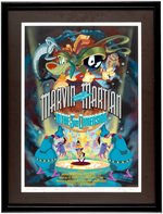 "MARVIN THE MARTIAN IN THE 3rd DIMENSION" FRAMED & MULTI-SIGNED PRINT.