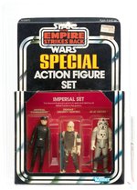 "STAR WARS: THE EMPIRE STRIKES BACK - IMPERIAL SET" 3-PACK SERIES 2 AFA 80 NM.