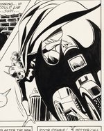 "DETECTIVE COMICS" #516 COMIC PAGE ORIGINAL ART FEATURING BATGIRL BY JOSE DELBO.