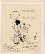 BUSTER BROWN AND TIGE SPECIALTY ORIGINAL ART BY R.F. OUTCAULT.