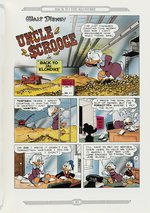 "UNCLE SCROOGE McDUCK HIS LIFE & TIMES" LIMITED EDITION BOOK & CARL BARKS SIGNED LITHOGRAPH.