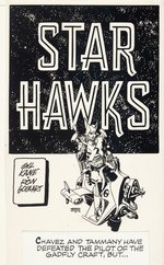 "STAR HAWKS" 1978 SUNDAY PAGE ORIGINAL ART BY GIL KANE.