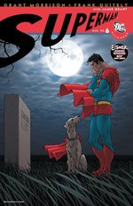 "ALL-STAR SUPERMAN" #6 COMIC BOOK COVER ORIGINAL ART BY FRANK QUITELY.