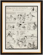 "NAPOLEON" FRAMED 1940 SUNDAY PAGE ORIGINAL ART.