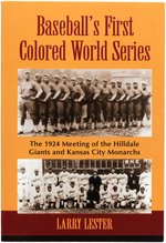 1924 INAUGURAL NEGRO LEAGUE WORLD SERIES MONARCHS/HILLDALE PANORAMIC PHOTO WITH 8 HALL OF FAMERS.