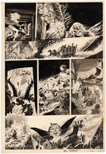 "DRACULA LIVES!" #12 COMIC MAGAZINE PAGE ORIGINAL ART BY TOM SUTTON.