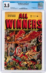 "ALL WINNERS COMICS" #11 WINTER 1943-44 CGC 3.5 VG-.