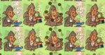 "GENERAL MILLS COUNT CHOCULA MONSTER ACTION RING" UNCUT FLICKER SHEET.