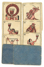 CUBAN CARD DECK WITH EXPLICIT X-RATED ILLUSTRATIONS.