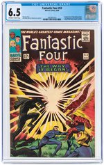 "FANTASTIC FOUR" #53 AUGUST 1966 CGC 6.5 FINE+ (FIRST KLAW).