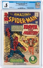 "AMAZING SPIDER-MAN" #15 AUGUST 1964 CGC 0.5 POOR (FIRST KRAVEN THE HUNTER).