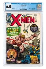 "X-MEN" #10 MARCH 1965 CGC 6.0 FINE (FIRST SILVER AGE KA-ZAR).