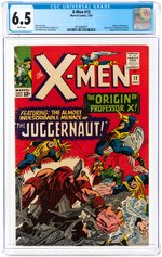 "X-MEN" #12 JULY 1965 CGC 6.5 FINE+ (FIRST JUGGERNAUT).