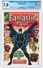 "FANTASTIC FOUR" #46 JANUARY 1966 CGC 7.0 FINE/VF (FIRST FULL BLACK BOLT).