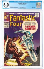 "FANTASTIC FOUR" #55 OCTOBER 1966 CGC 6.0 FINE (THING VS SILVER SURFER).