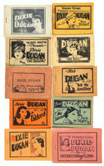 “DIXIE DUGAN” SET OF NINE 8-PAGERS.
