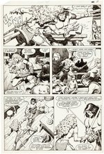 "CONAN THE BARBARIAN" VOL. 1 #115 COMIC BOOK PAGE ORIGINAL ART BY JOHN BUSCEMA & ERNIE CHAN.