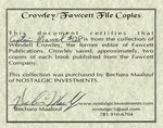 "CAPTAIN MARVEL ADVENTURES" #128 JANUARY 1952 CGC 6.0 FINE CROWLEY PEDIGREE.