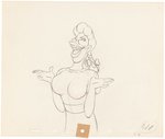 "SILLY SYMPHONIES - MOTHER GOOSE GOES HOLLYWOOD" PRODUCTION DRAWING ORIGINAL ART TRIO.