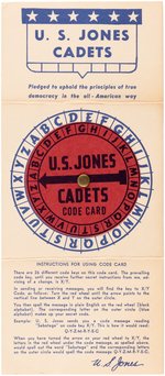 "U.S. JONES CADETS" CLUB KIT.