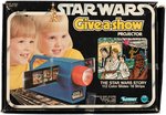 "STAR WARS & RETURN OF THE JEDI" GIVE-A-SHOW PROJECTOR BOXED PAIR.