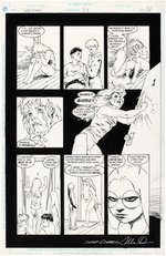 "SANDMAN" VOL. 1 #34 COMIC BOOK PAGE ORIGINAL ART BY COLLEEN DORAN.