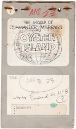 "THE WORLD OF COMMANDER McBRAGG - OYSTER ISLAND" STORYBOARD ORIGINAL ART.