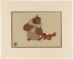 "THE FOX AND THE HOUND" PRODUCTION ANIMATION CEL PAIR.