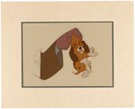 "THE FOX AND THE HOUND" PRODUCTION ANIMATION CEL PAIR.