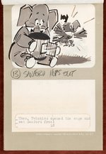 "TWINKLES THE ELEPHANT - TWINKLES & THE BIRDCAGE" ORIGINAL STORYBOARD ART.
