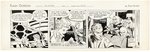 "FLASH GORDON" 1961 DAILY STRIP ORIGINAL ART BY DAN BARRY.