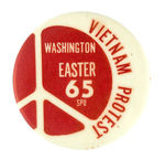 FIRST EVER "VIETNAM PROTEST" MARCH WASHINGTON, D.C. 1965.