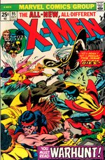 "X-MEN" VOL. 1 #95 TITLE SPLASH PAGE ORIGINAL ART BY DAVE COCKRUM.