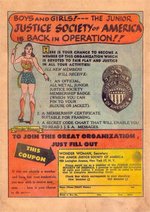 "THE JUNIOR JUSTICE SOCIETY OF AMERICA" CLUB 1951 COMIC BOOK AD ORIGINAL PRODUCTION MECHANICAL ART.