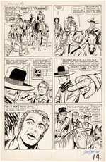 "KID COLT" #95 COMIC BOOK PAGE ORIGINAL ART BY JACK KIRBY.