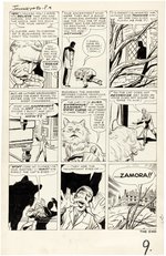 "JOURNEY INTO MYSTERY" #80 COMIC BOOK PAGE ORIGINAL ART BY JACK KIRBY.