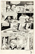 "STRANGE TALES" #92 COMIC BOOK PAGE ORIGINAL ART BY JACK KIRBY.