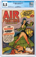 "AIR FIGHTERS COMICS" VOL. 2 #2 NOVEMBER 1943 CGC 5.5 FINE-.