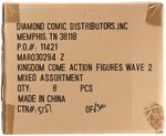 DC DIRECT ALEX ROSS KINGDOM COME WAVE 2 CASE OF EIGHT ACTION FIGURES.