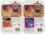 VOLTRON CATALOG BOXED PAIR OF "GOOD GUYS" AND "BAD GUYS" ACTION FIGURES.