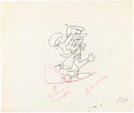 "THE JETSONS" TITLE SEQUENCE PRODUCTION DRAWING ORIGINAL ART.
