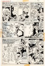 "GIANT-SIZE SPIDER-MAN" #3 COMIC BOOK PAGE ORIGINAL ART BY ROSS ANDRU.