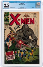 "X-MEN" #34 JULY 1967 CGC 2.5 GOOD+.