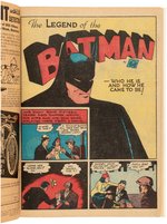 "BATMAN" #1 & #2 BOUND COMIC BOOK VOLUME.
