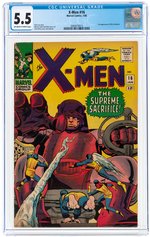 "X-MEN" #16 JANUARY 1966 CGC 5.5 FINE-.
