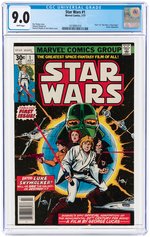 "STAR WARS" #1 JULY 1977 CGC 9.0 VF/NM.