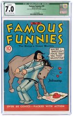 "FAMOUS FUNNIES" #79 FEBRUARY 1941 CGC 7.0 FINE/VF QUALIFIED.