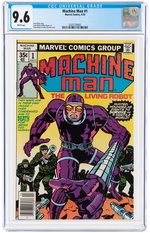 "MACHINE MAN" #1 APRIL 1978 CGC 9.6 NM+.