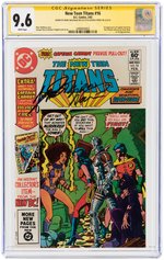 "NEW TEEN TITANS" #16 FEBRUARY 1982 CGC 9.6 NM+ SIGNATURE SERIES (FIRST CAPTAIN CARROT).